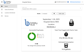 Breezy Cloud v1.11.0 homepage